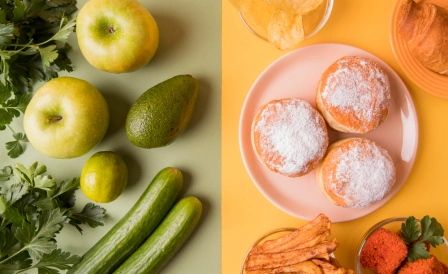 фото правильной и неправильной еды