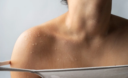 фото женщины с повышенной потливостью