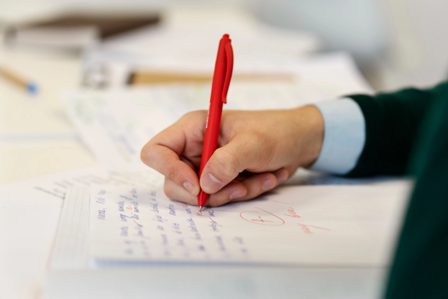 заполнение бланка на экзамене