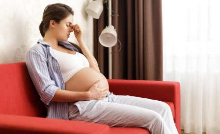 фото беременной болеющей девушки 