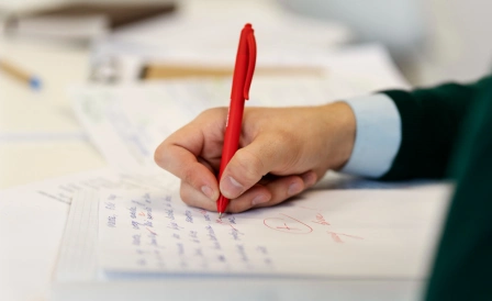 заполнение бланка на экзамене